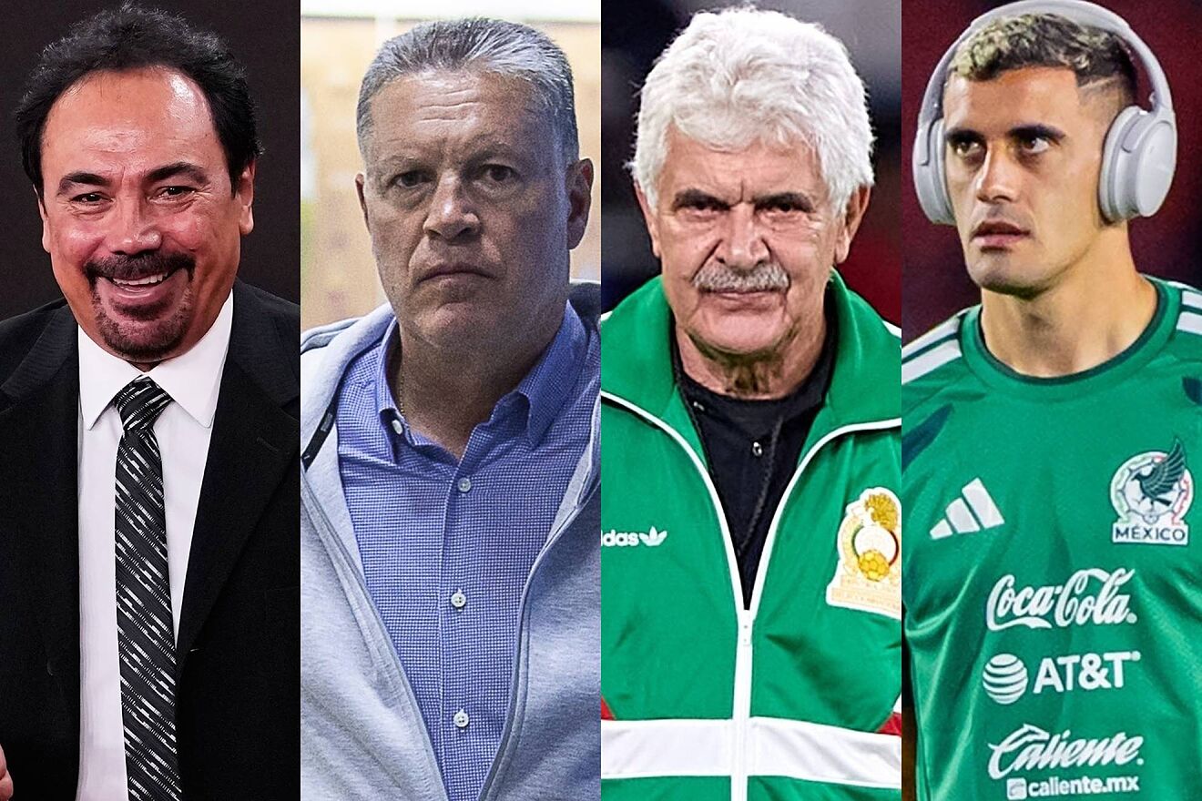 Hugo Sánchez, Ricardo Peláez, Tuca Ferretti y Germán Berterame.