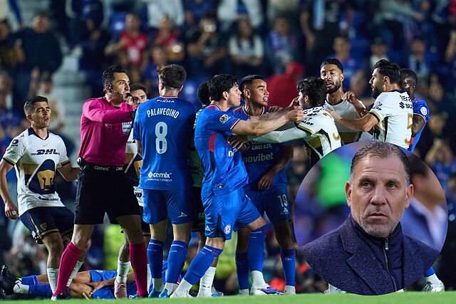 "Casi le regalan un penal a Cruz Azul": Garc�a Aspe revienta contra el arbitraje de la Final
