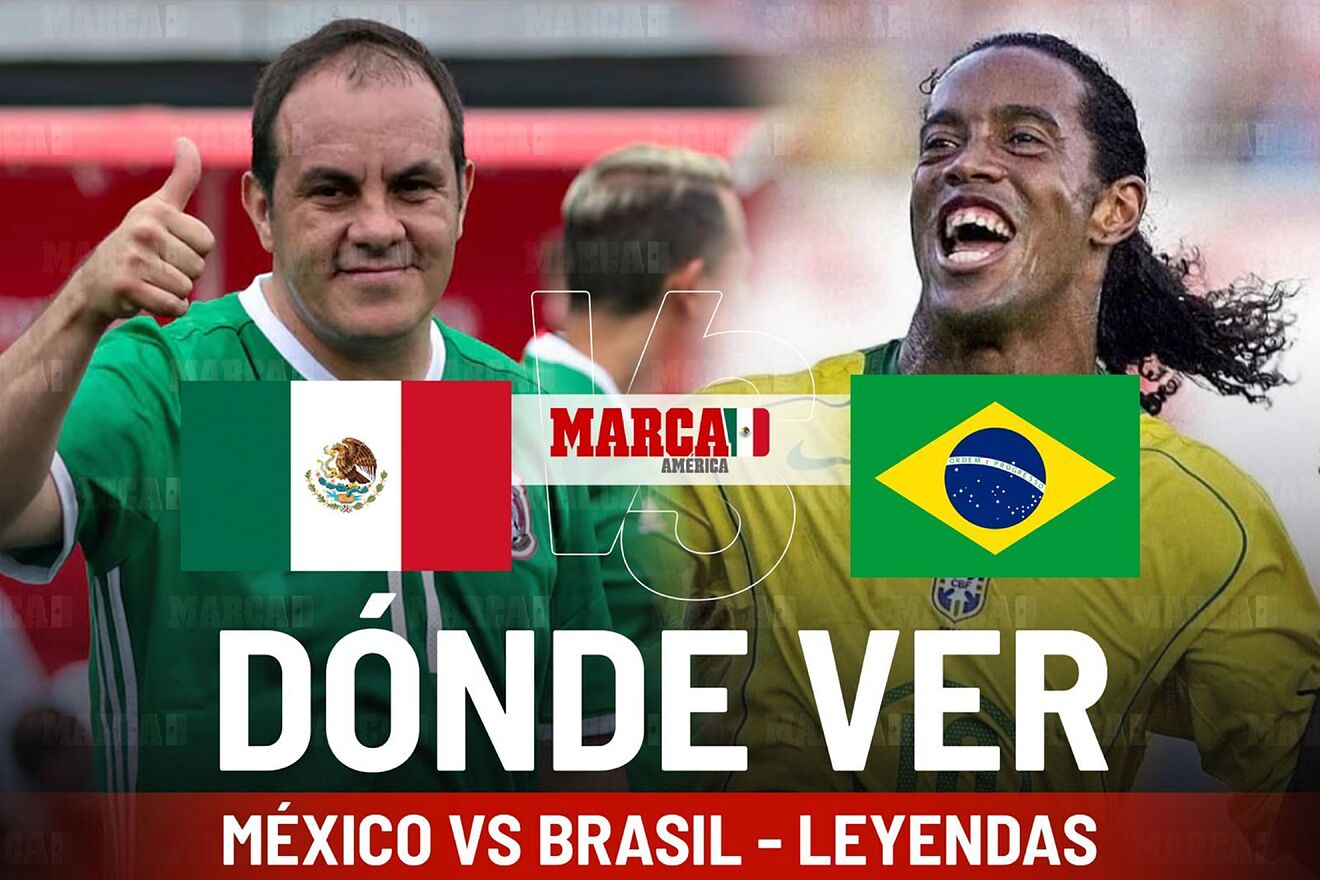 �D�nde ver el M�xico vs Brasil Leyendas hoy? Transmisi�n en vivo y...
