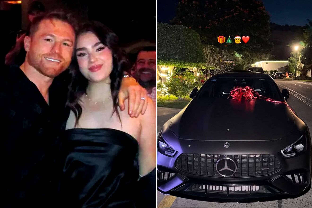 Canelo �lvarez y su hija Cinnamon |