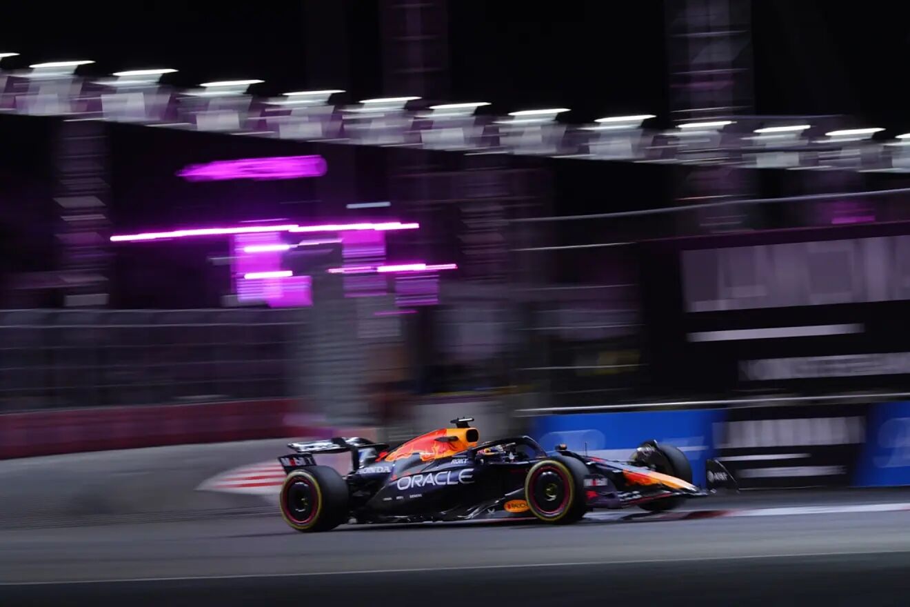 Max Verstappen, en los libres de Las Vegas