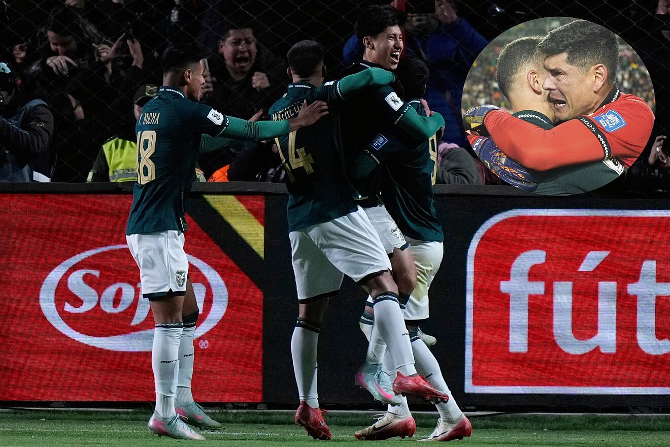 Bolivia venci� 1-0 a Brasil.