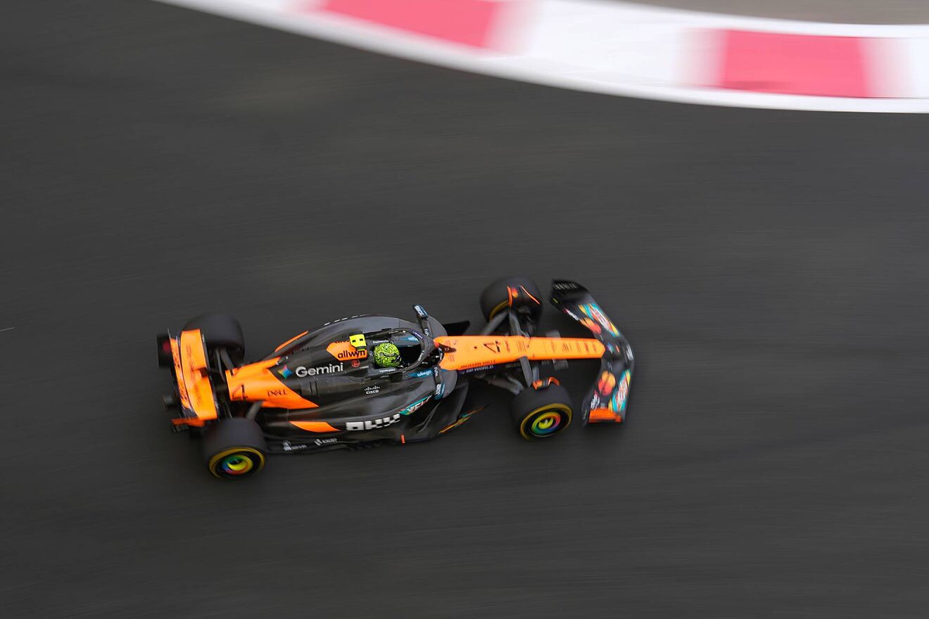 El brit�nico de McLaren domin� el primer d�a en Yas Marina