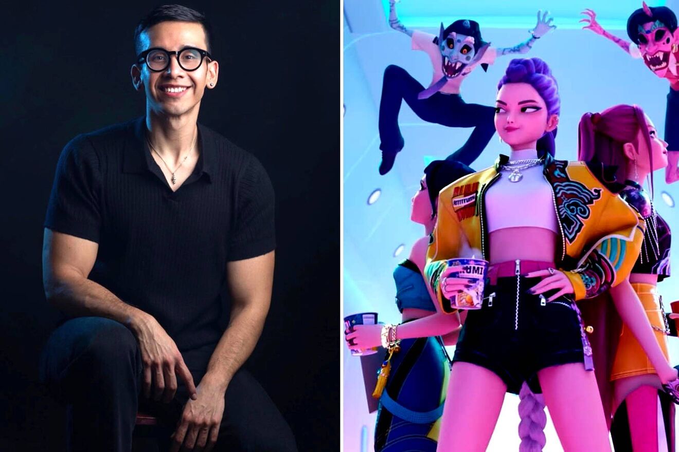 Cruz Contreras en el filme de K-Pop