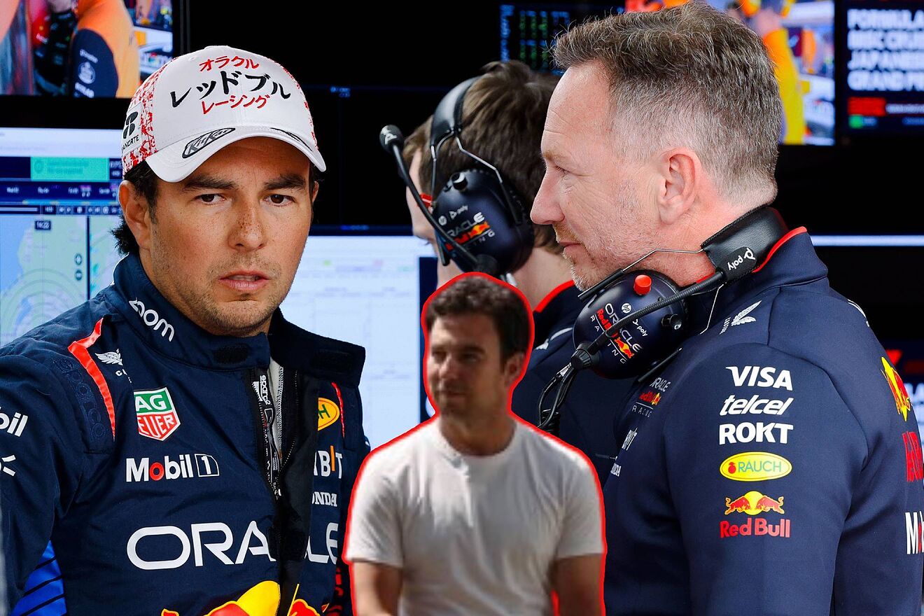 Sergio P�rez Christian Horner Red Bull Racing F1