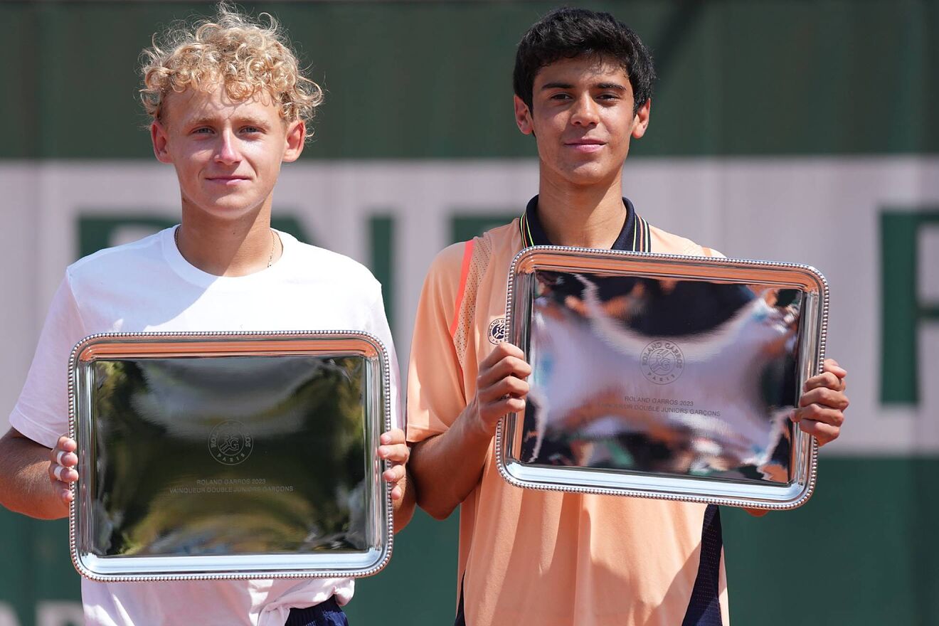 Rodrigo Pacheco y Yaroslav Denim ganan el doble juvenil en Paris
