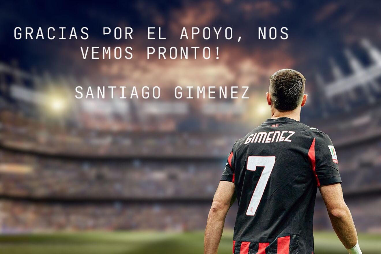 �Cu�nto tiempo estar� fuera Santiago Gim�nez por lesi�n y si...