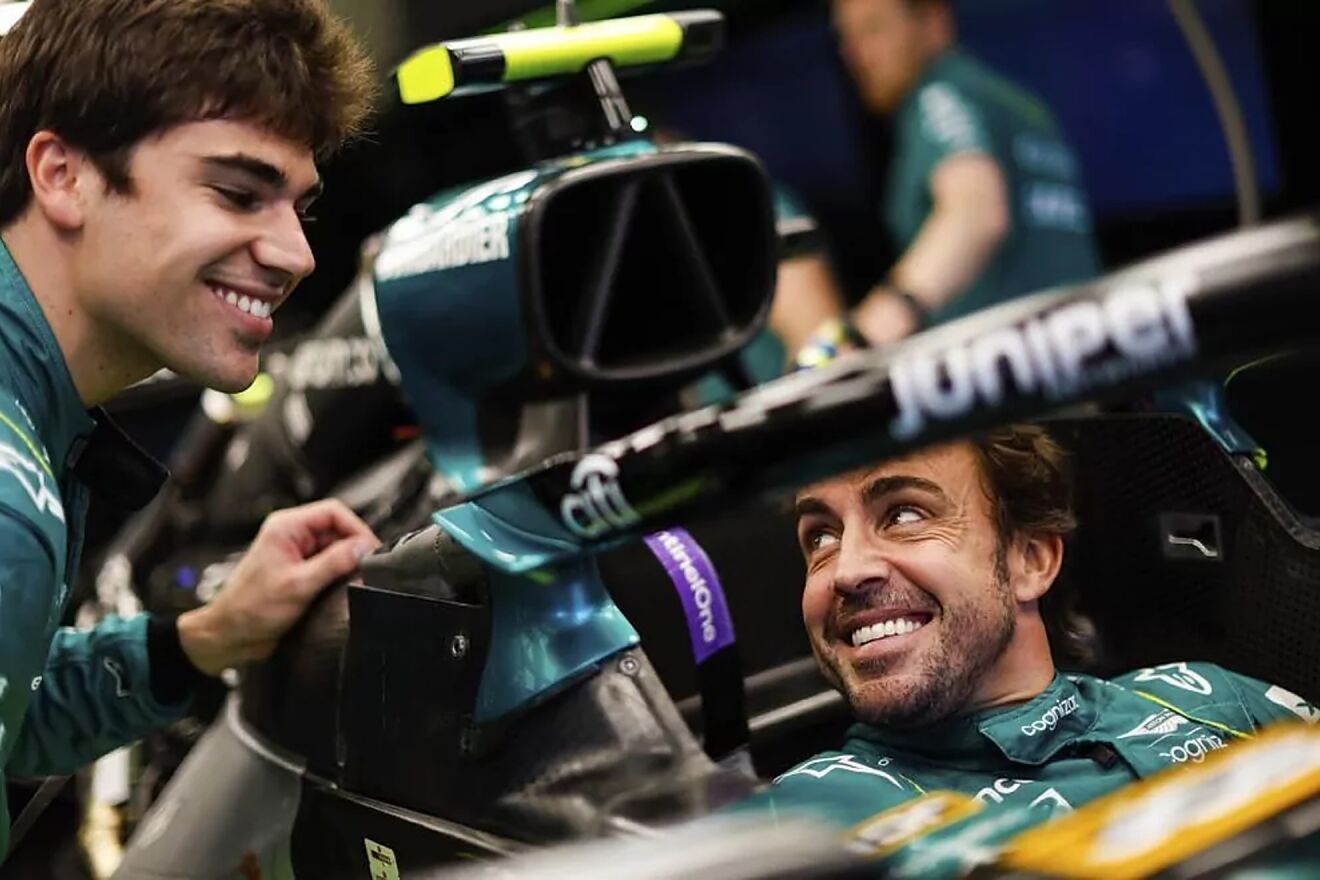 Fernando Alonso y Stroll, en una imagen de archivo