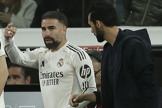 Arbeloa y Dani Carvajal