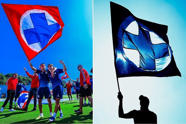 Afici�n de Cruz Azul hace espectacular invasi�n en La Noria previo a la Final ante Pumas