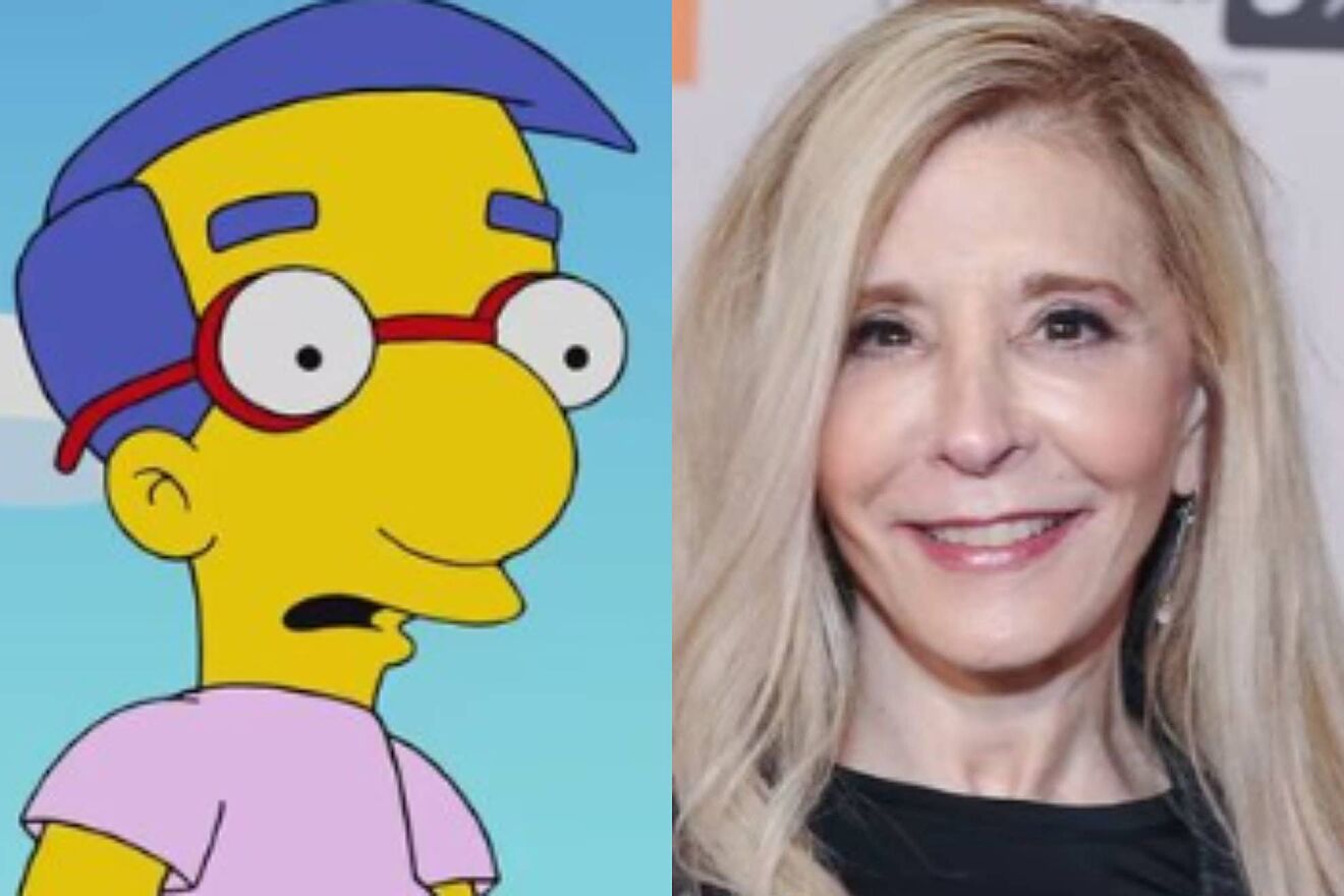 Milhouse y Pamela Hayden.