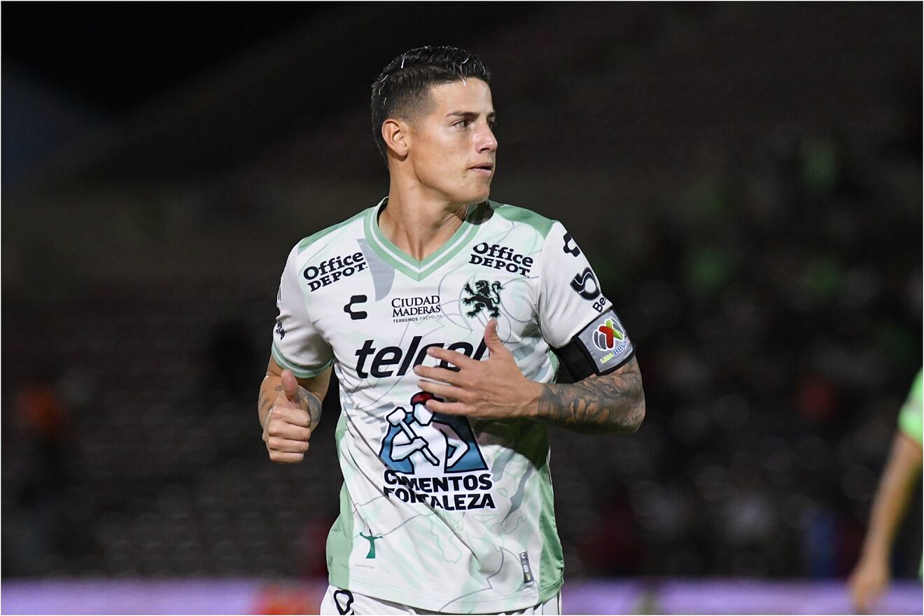 James, durante un partido con el Le�n.