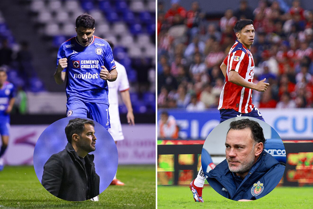 Cruz Azul vs Chivas Alineación: Probable once que preparan Larcamón...
