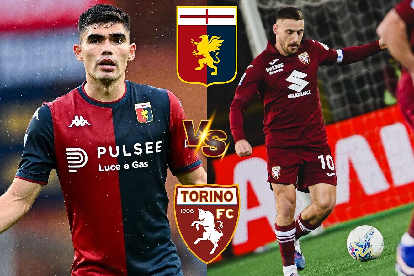 Genoa vs Torino: Dónde ver a Johan Vásquez y a qué hora inicia el partido en Serie A