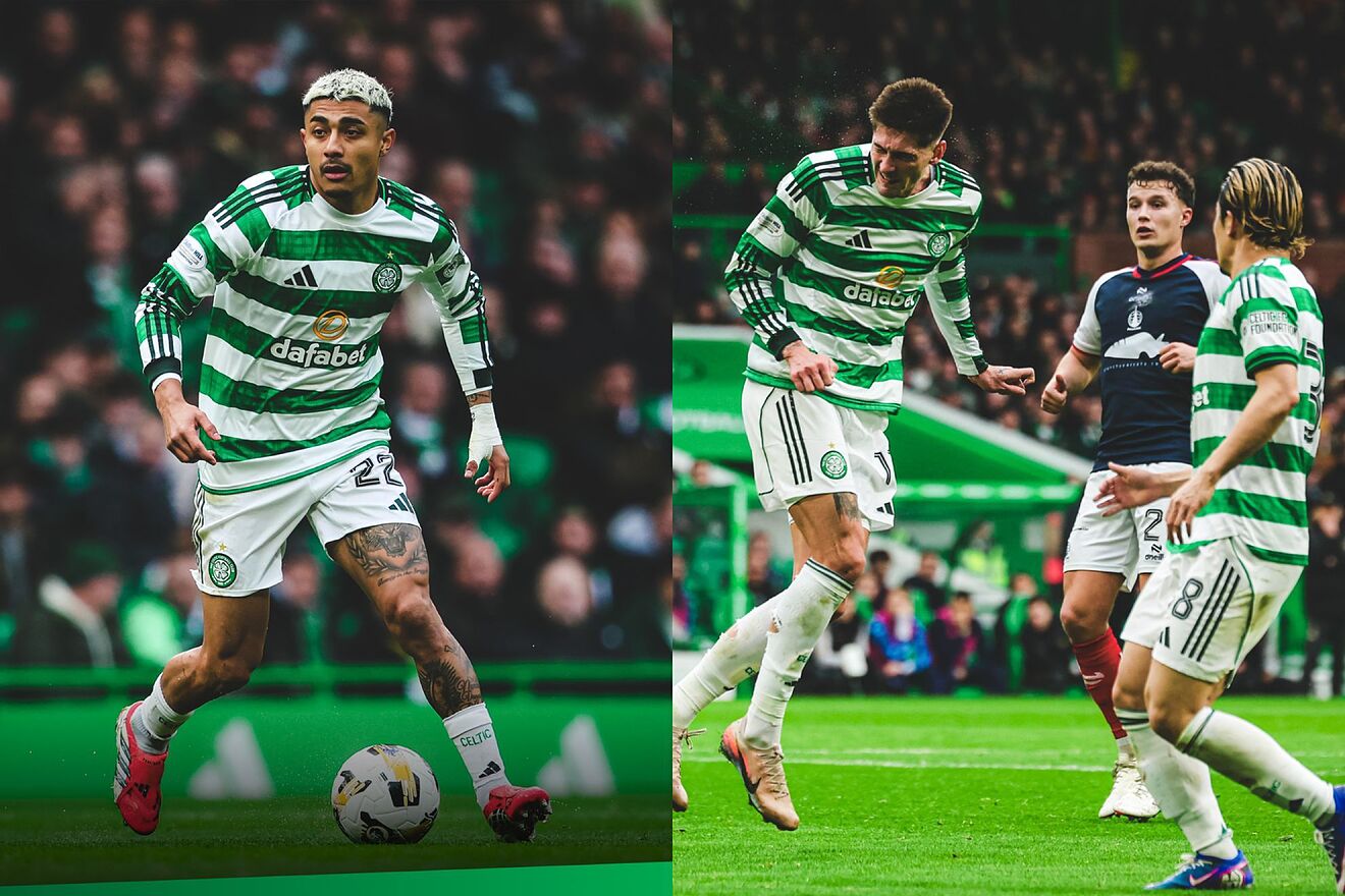 Goles y resumen Celtic vs Falkirk: Juli�n Araujo vuelve a la...