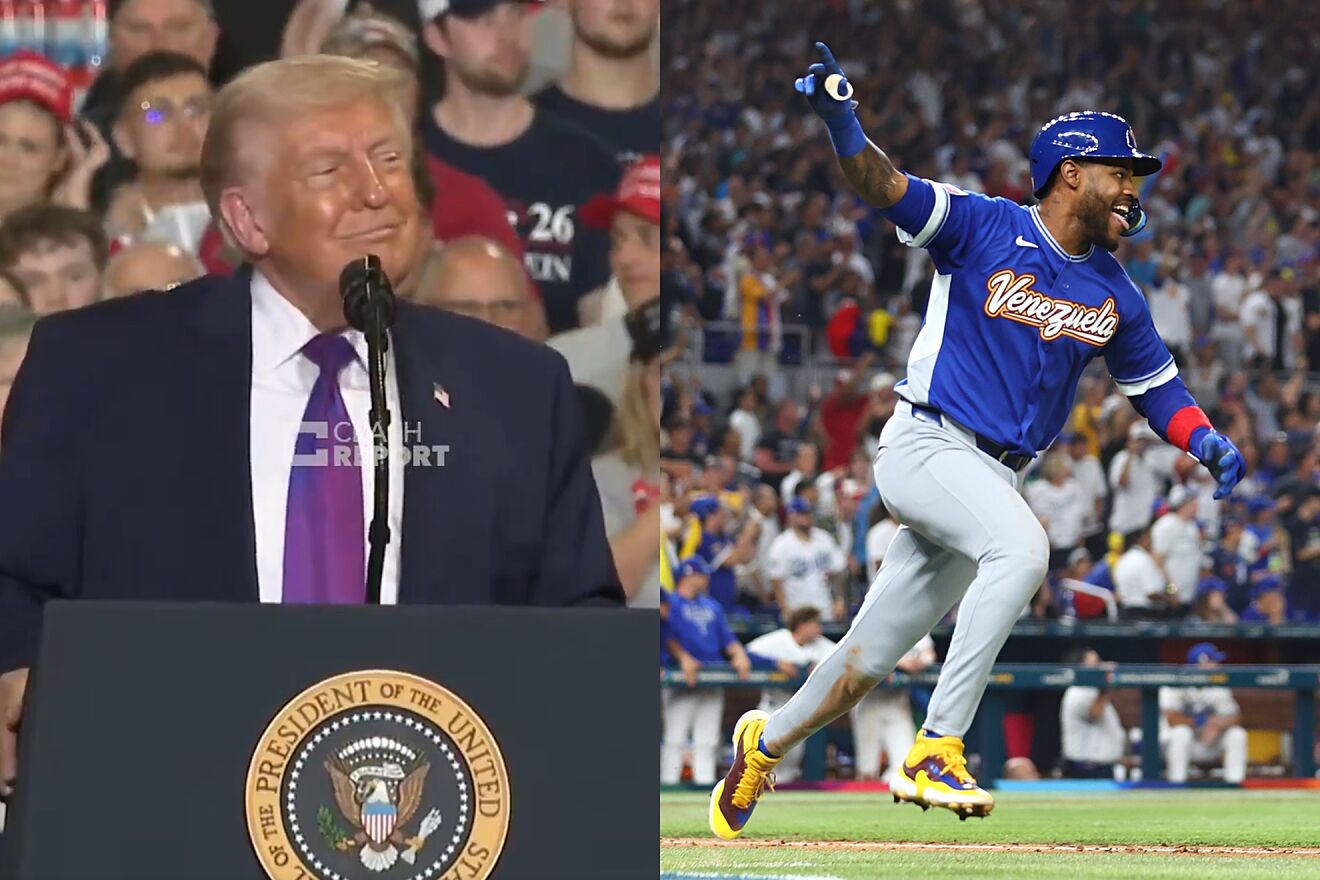 Trump sugiere convertir a Venezuela en el Estado 51 de EEUU; viral reacci�n al Cl�sico Mundial de B�isbol