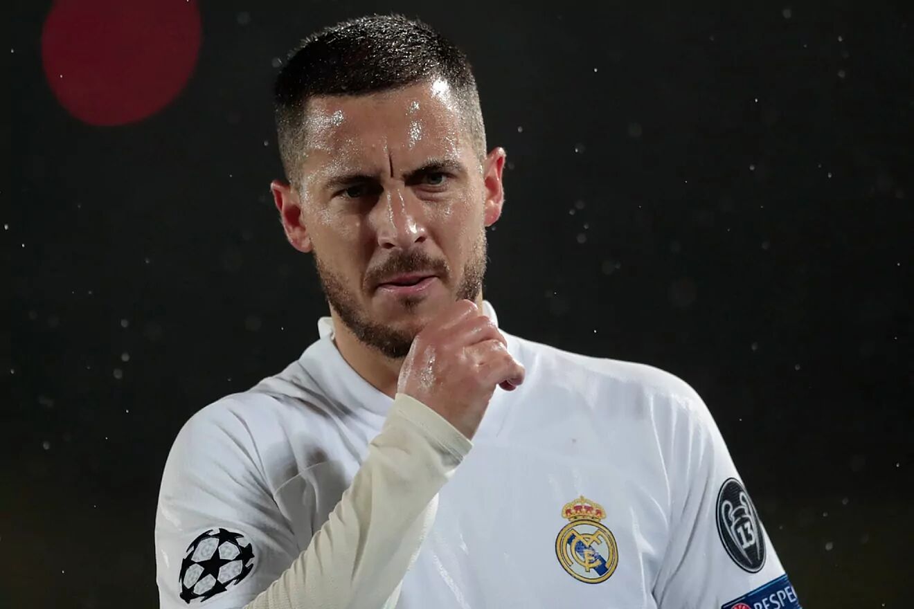 Hazard, en su etapa en el Real Madrid