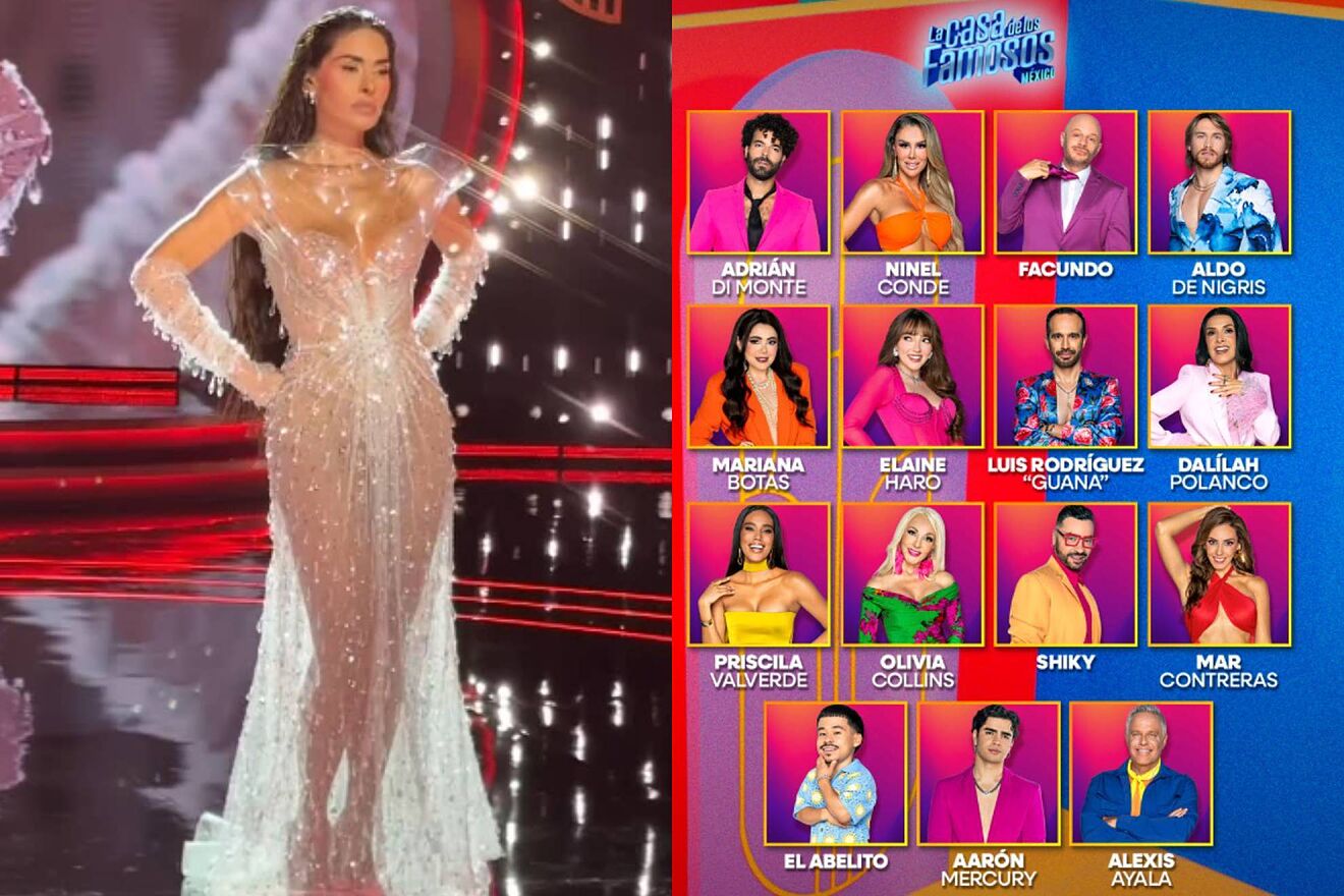 Galilea Montijo y los 15 participantes en La Casa de los Famosos...