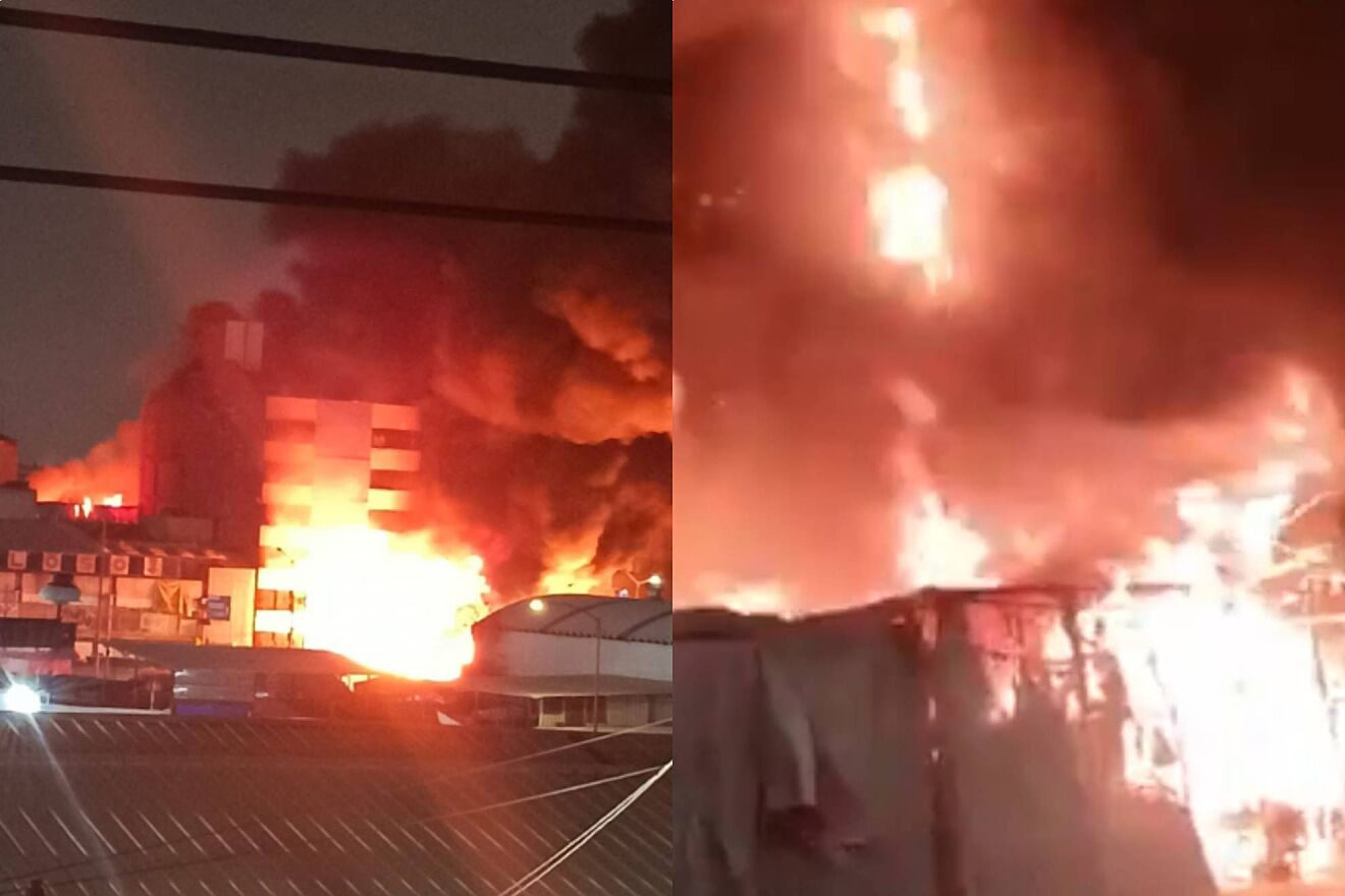 CDMX: Fuerte incendio en La Merced Hoy 21 de abril de 2026: reportan...