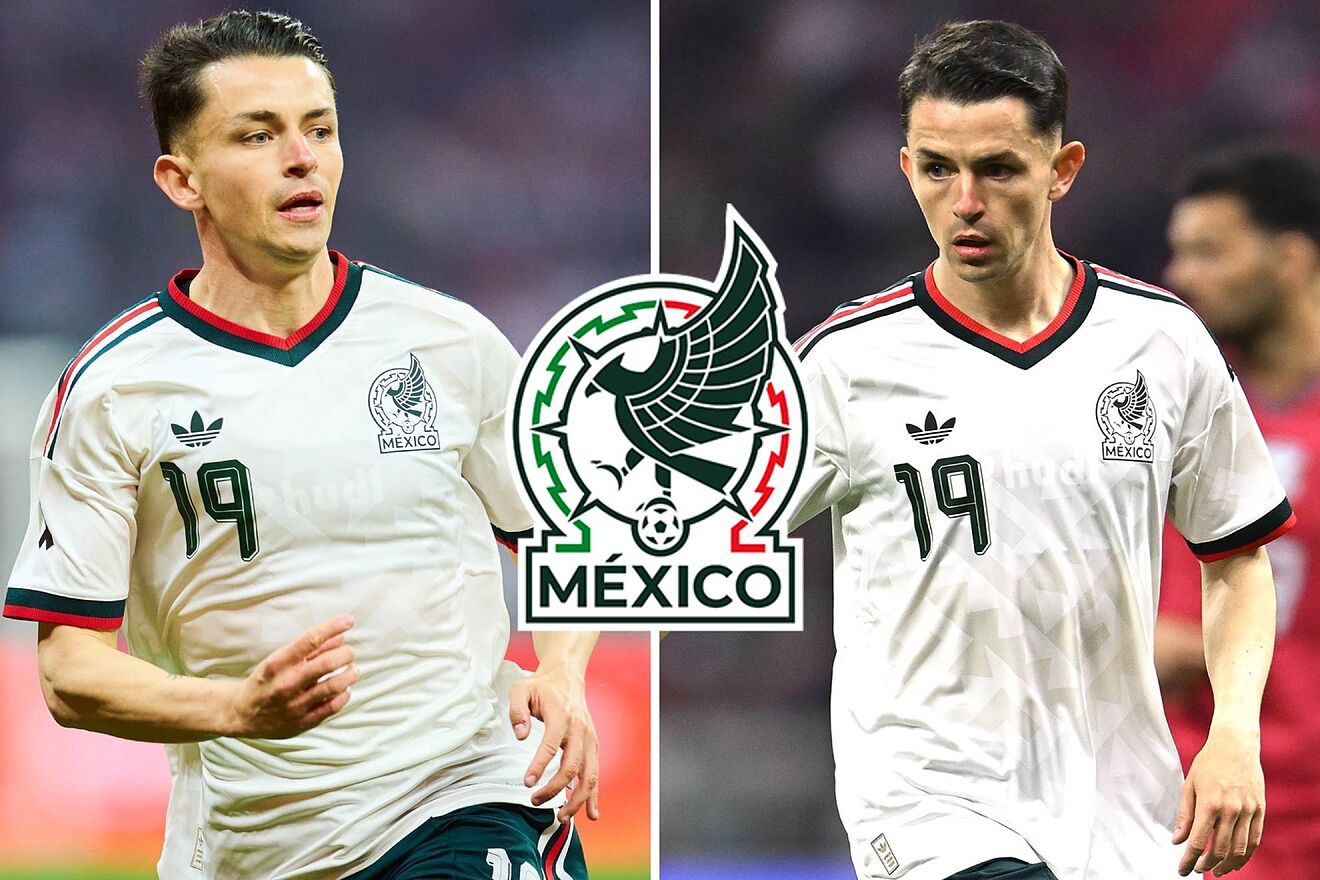 �lvaro Fidalgo con la playera de la Selecci�n Mexicana ante Portugal...