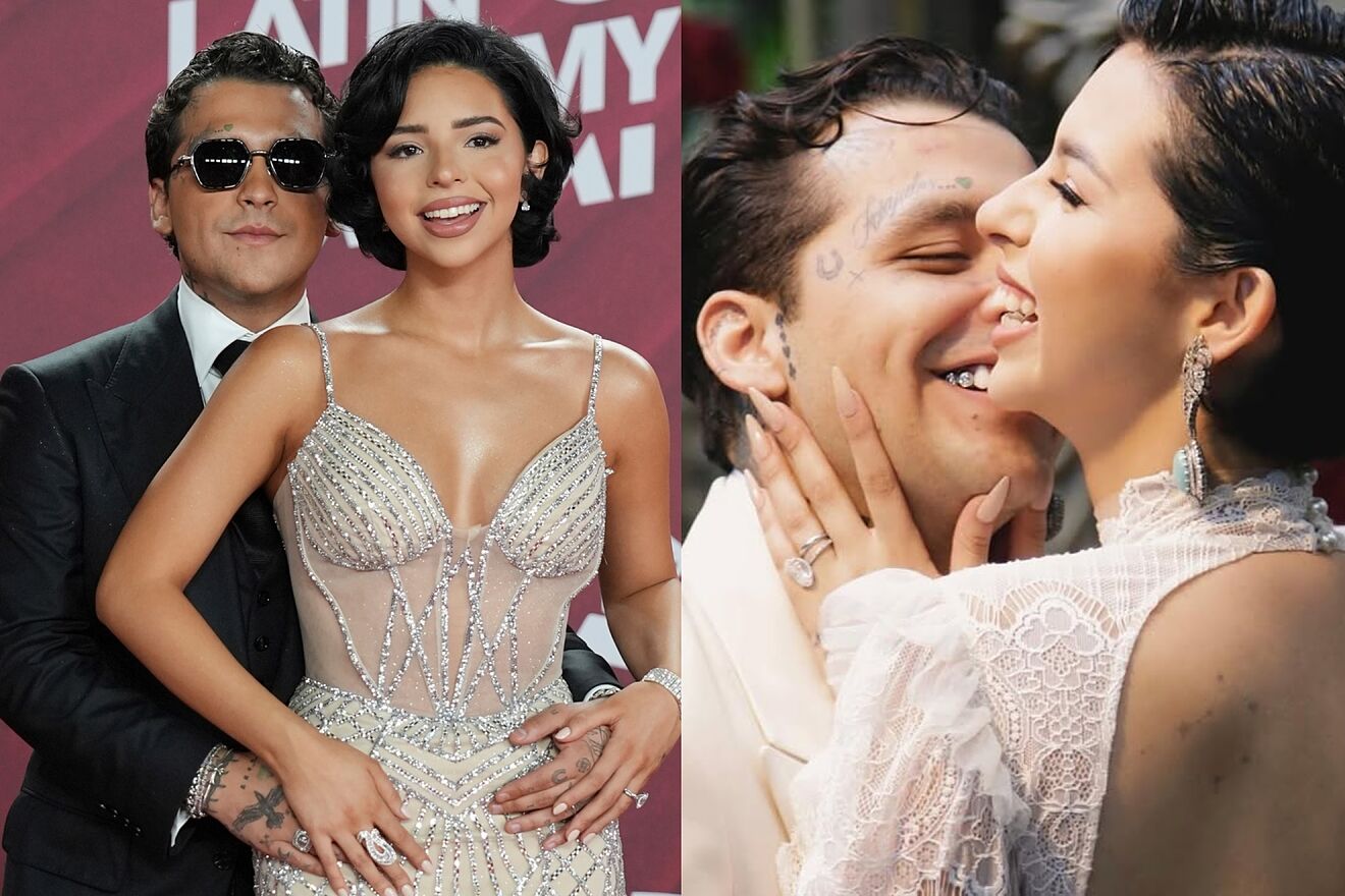 Christian Nodal y Angela Aguilar