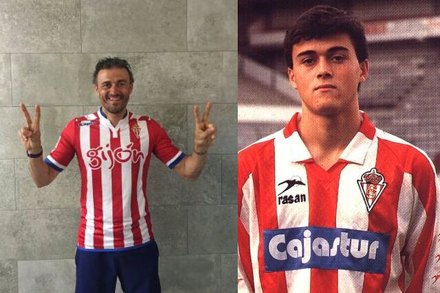 Luis Enrique, el presente y el pasado.