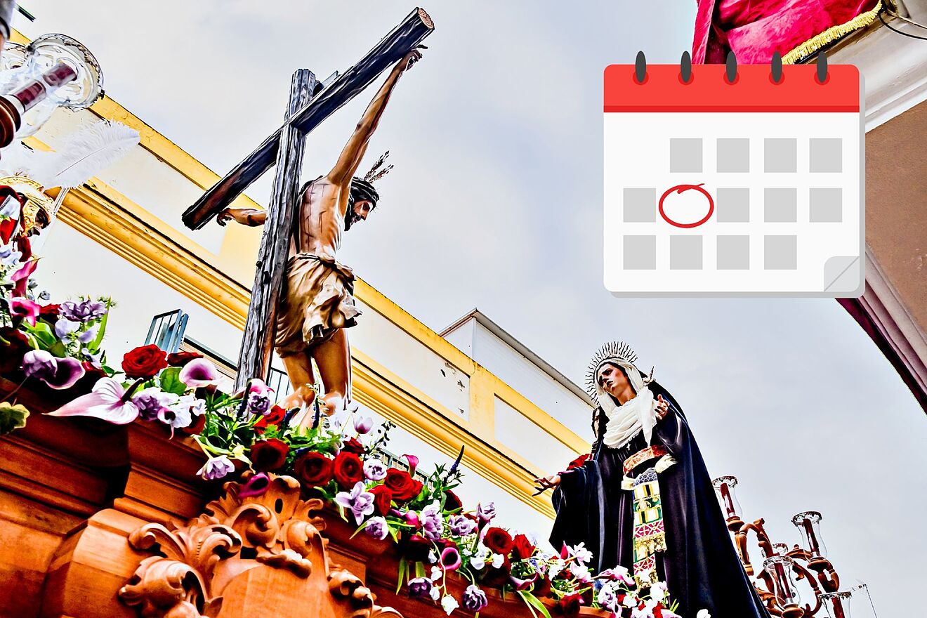 Calendario Semana Santa 2026: fechas clave y días de descanso en...