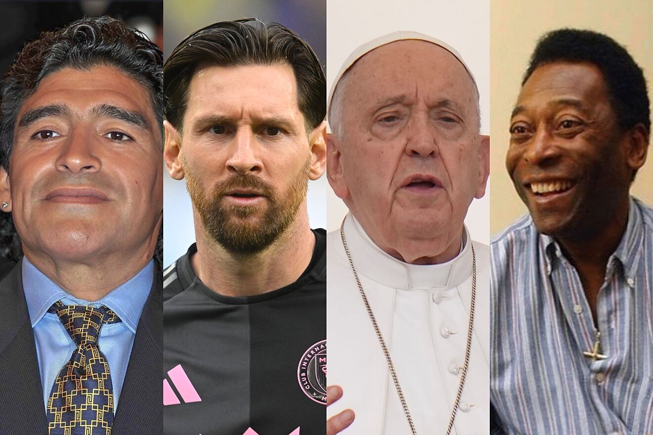 "Tantos deportistas terminan tan mal" El d�a que el Papa Francisco habl� de Pel�, Maradona y Messi