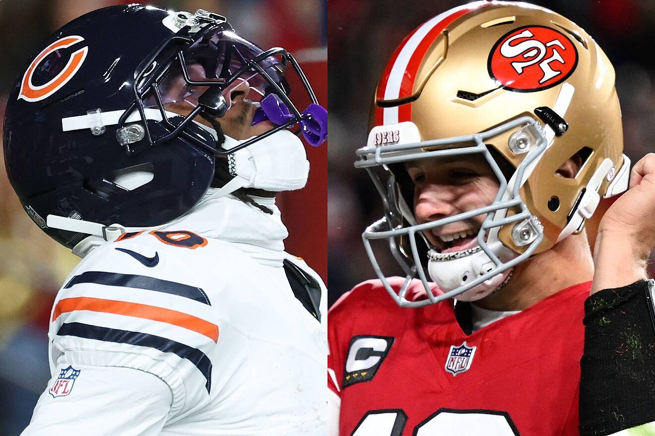 Luther Burden III y Brock Purdy.