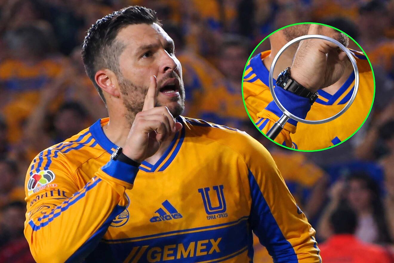 Gignac usa una pulsera inteligente en el gol ante Rayados de Monterrey