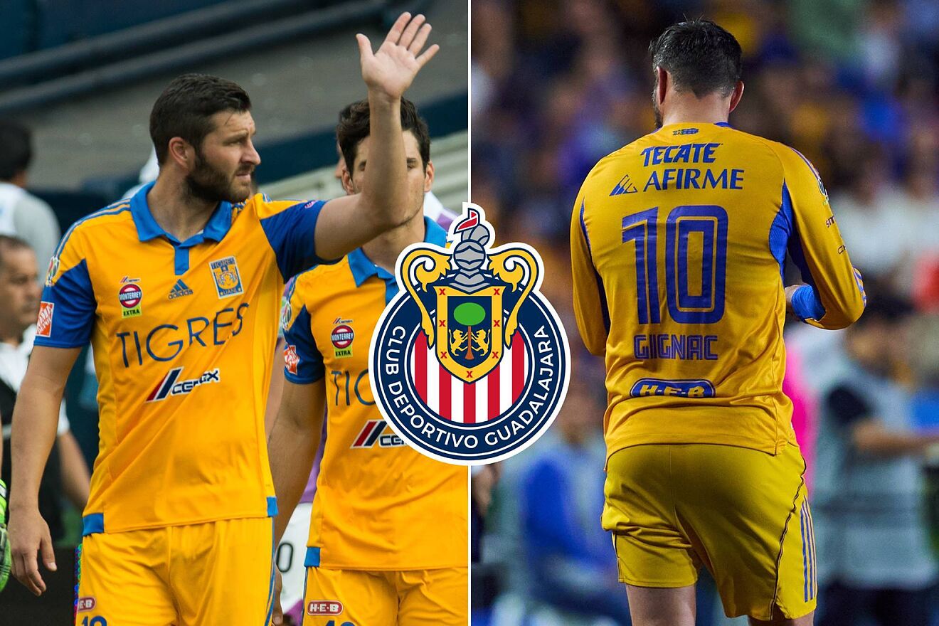 Andr�-Pierre Gignac Tigres UANL CD Guadalajara Liga MX