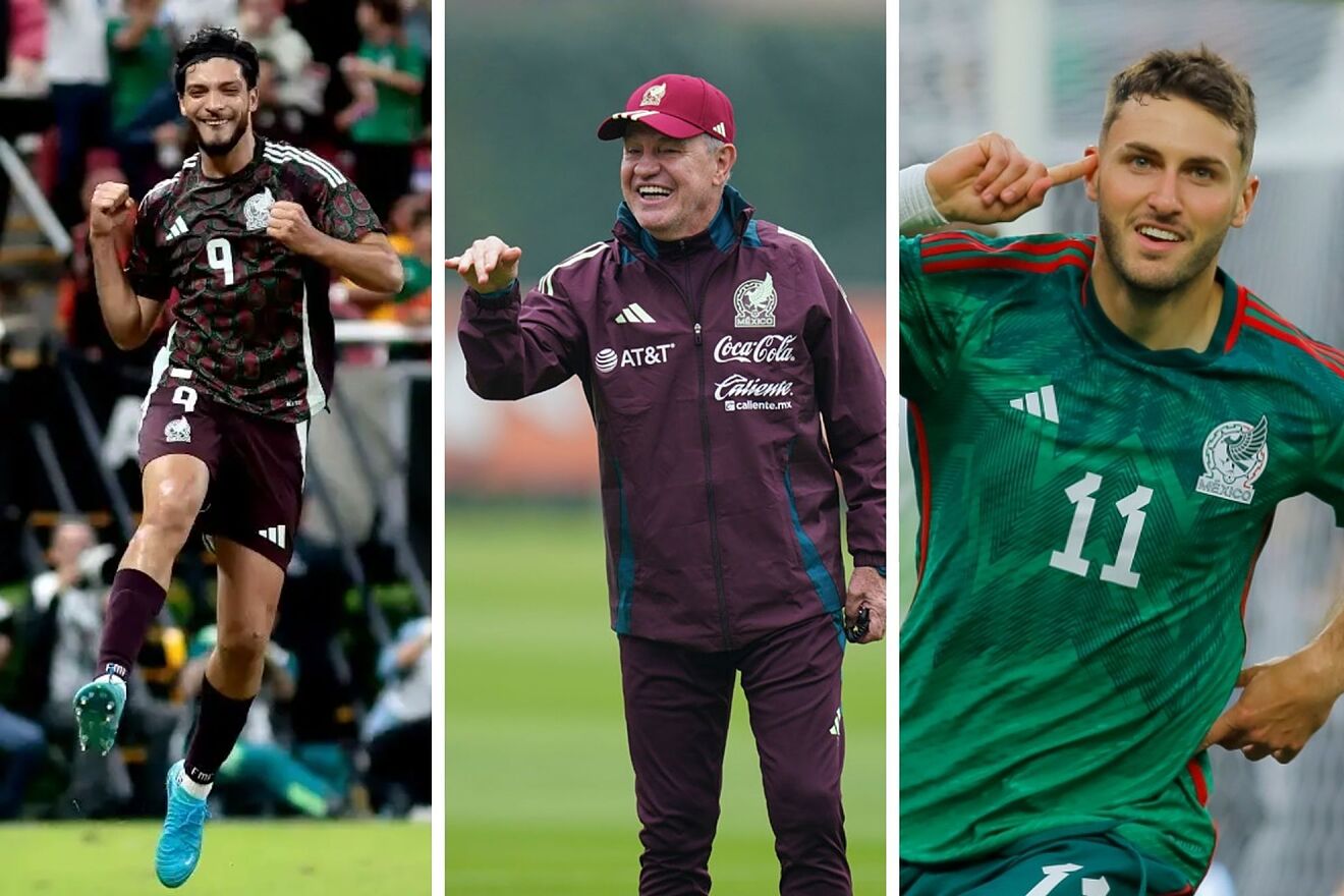 Javier Aguirre habla sobre la posibilidad de alinear a Santi Gim�nez...