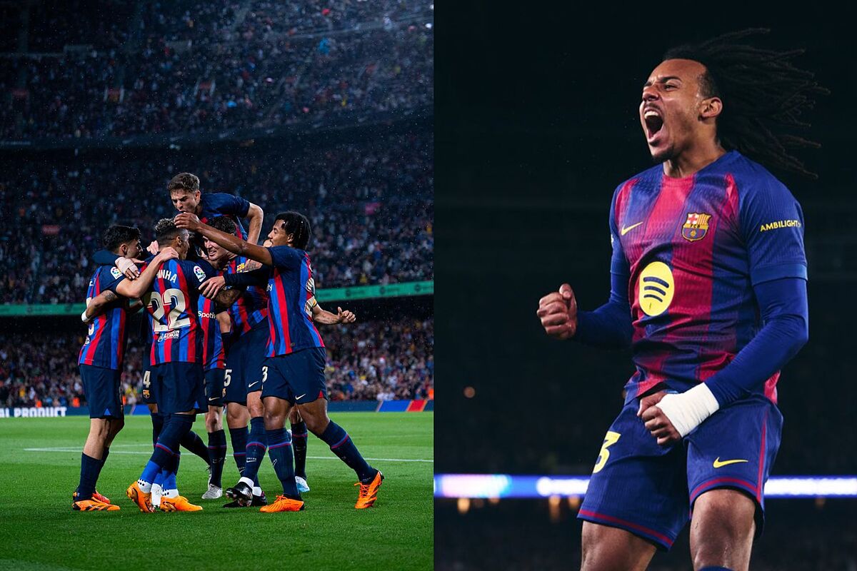 Barcelona - Eintracht: Goles y Resumen Barcelona vs Eintracht: Doblete  heroico de Koundé revive al equipo de Yamal en la Champions League -  Champions League