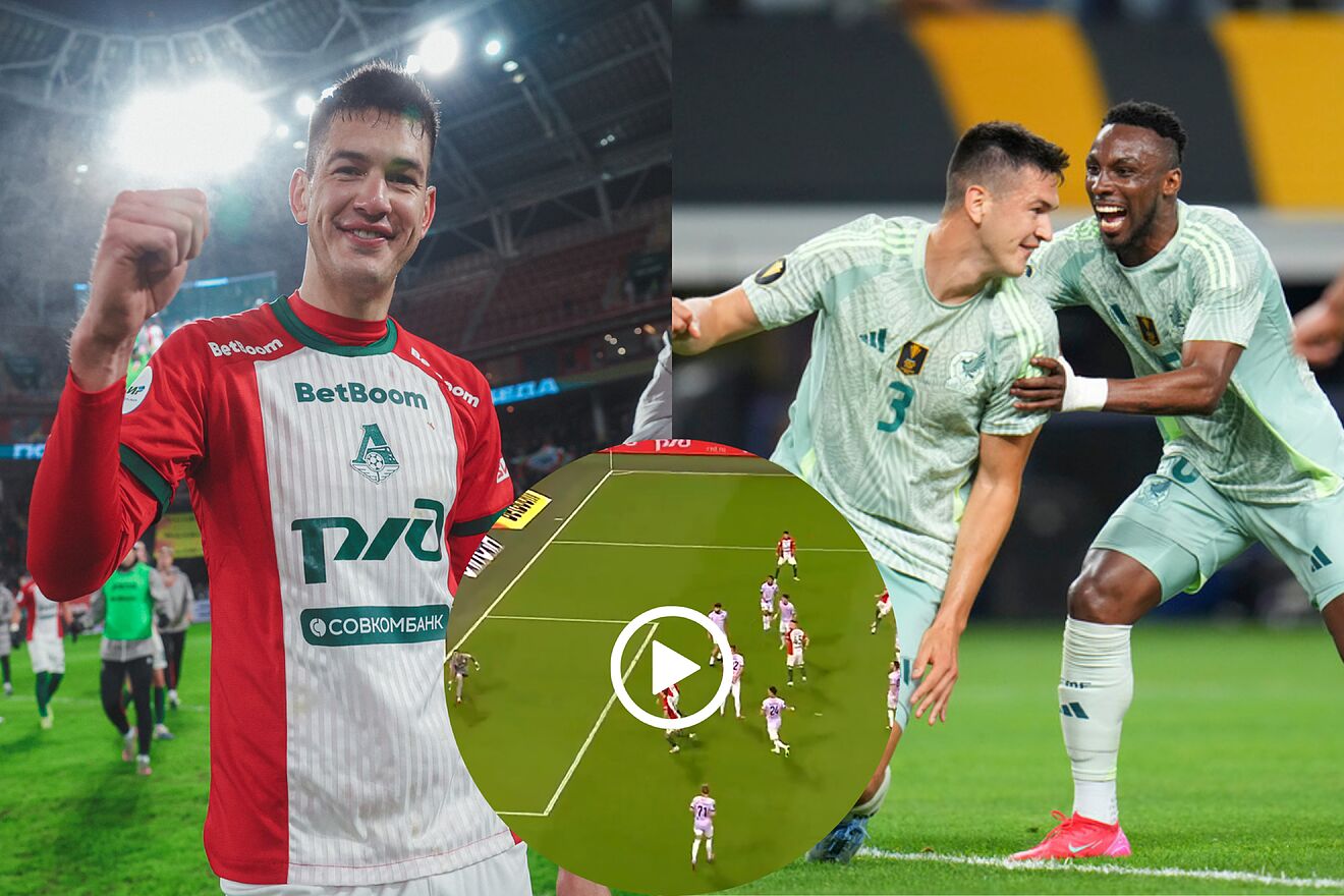 C�sar Montes llega a Selecci�n Mexicana con golazo en el Lokomotiv...