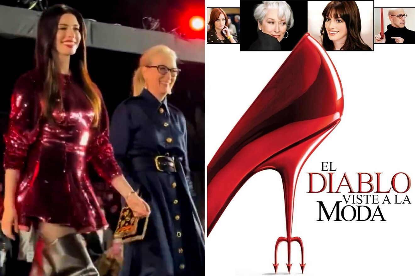 Anne Hathaway y Meryl Streep |