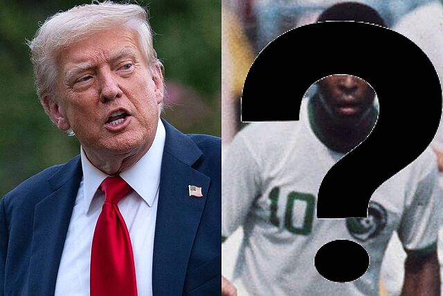 Donald Trump y Pel�.