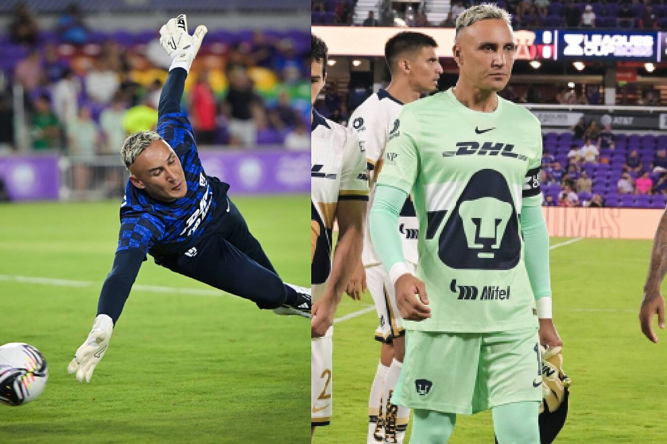 ¿Culpa de la Leagues Cup? Keylor Navas sufre con Pumas con autogol y expulsión