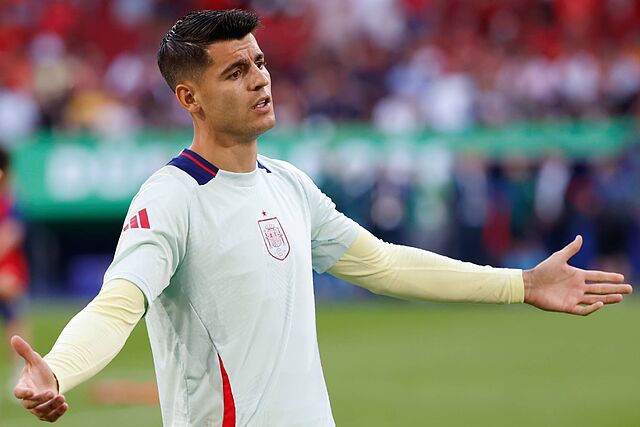 �lvaro Morata, delantero de la Selecci�n espa�ola