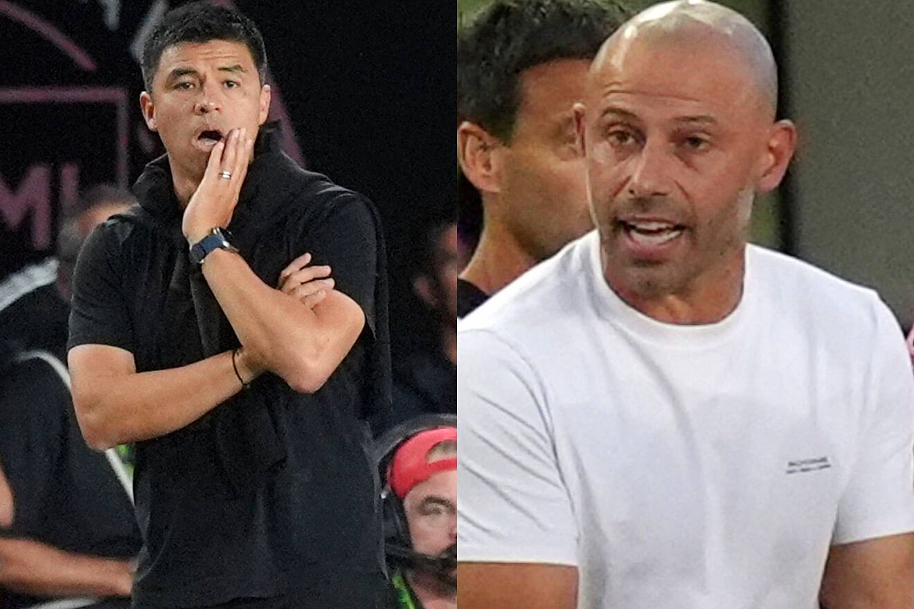 Gonzalo Pineda y Javier Mascherano.