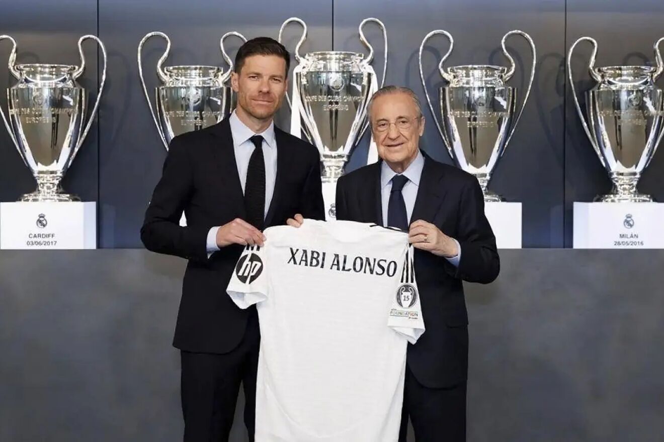 Xabi y Florentino, el día de su presentación
