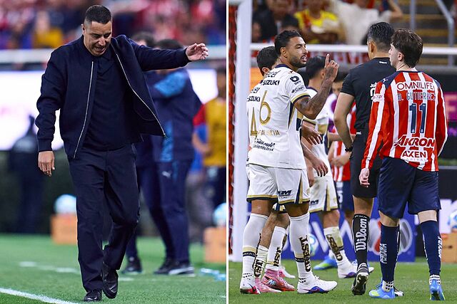 Efra�n Ju�rez ( partido Pumas vs Chivas |