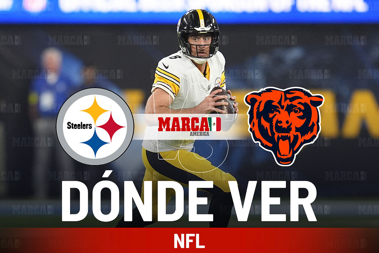 Steelers vs Bears: Dónde ver, predicción y horario del encuentro...
