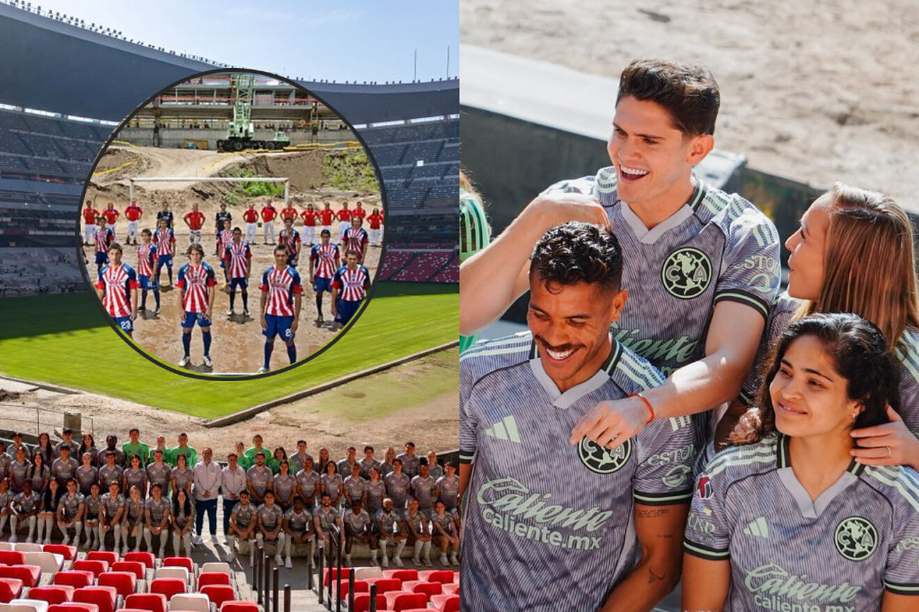 Afici�n de Chivas se burla de foto oficial del Am�rica en el Azteca