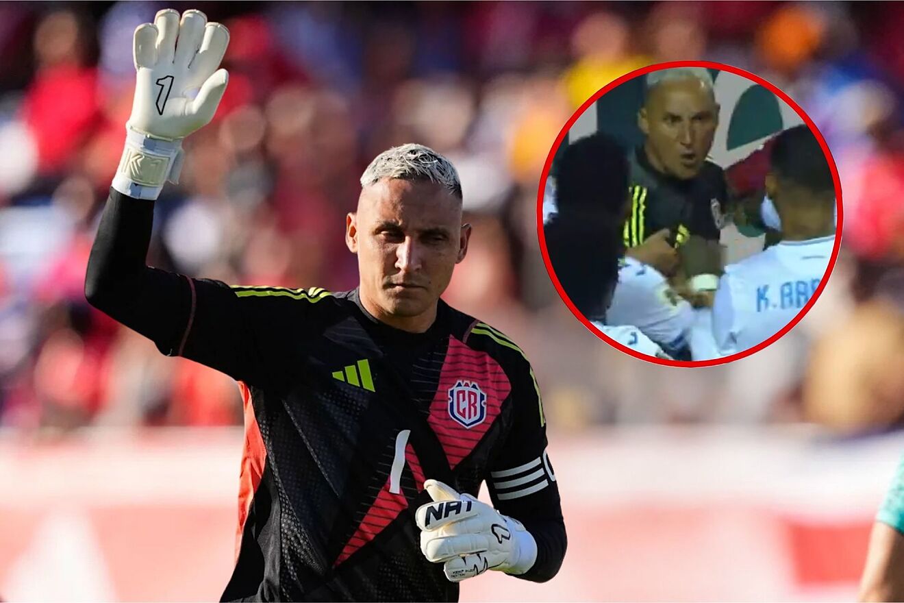 El gesto de Keylor Navas que no agrada en Costa Rica tras eliminaci�n...