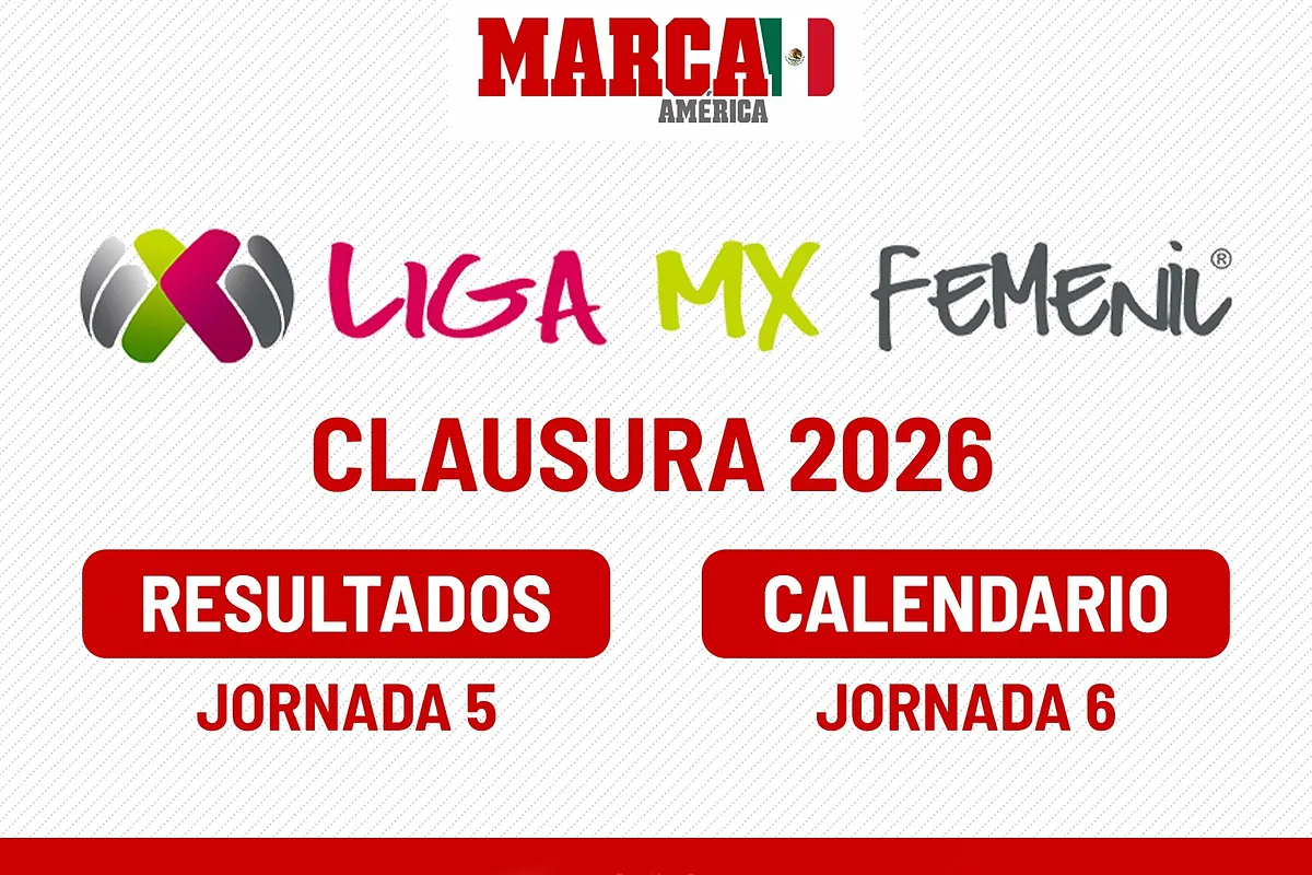 Liga MX Femenil: resultados y tabla tras la Jornada 5, adem&aacute;s del calendario de juegos de la Jornada 6 del Clausura 2026