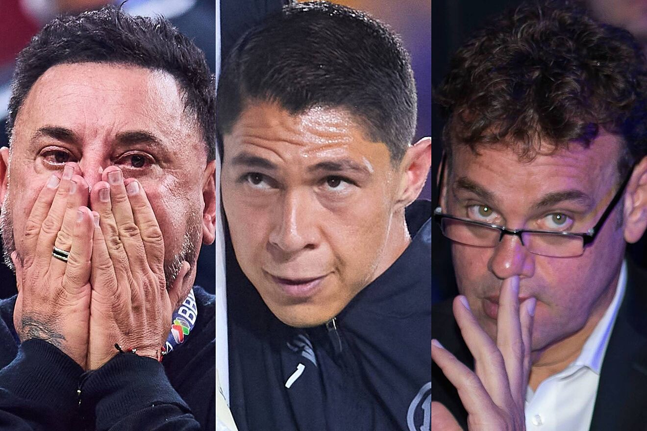 Turco Mohamed, Hugo Gonz�lez y David Faitelson.