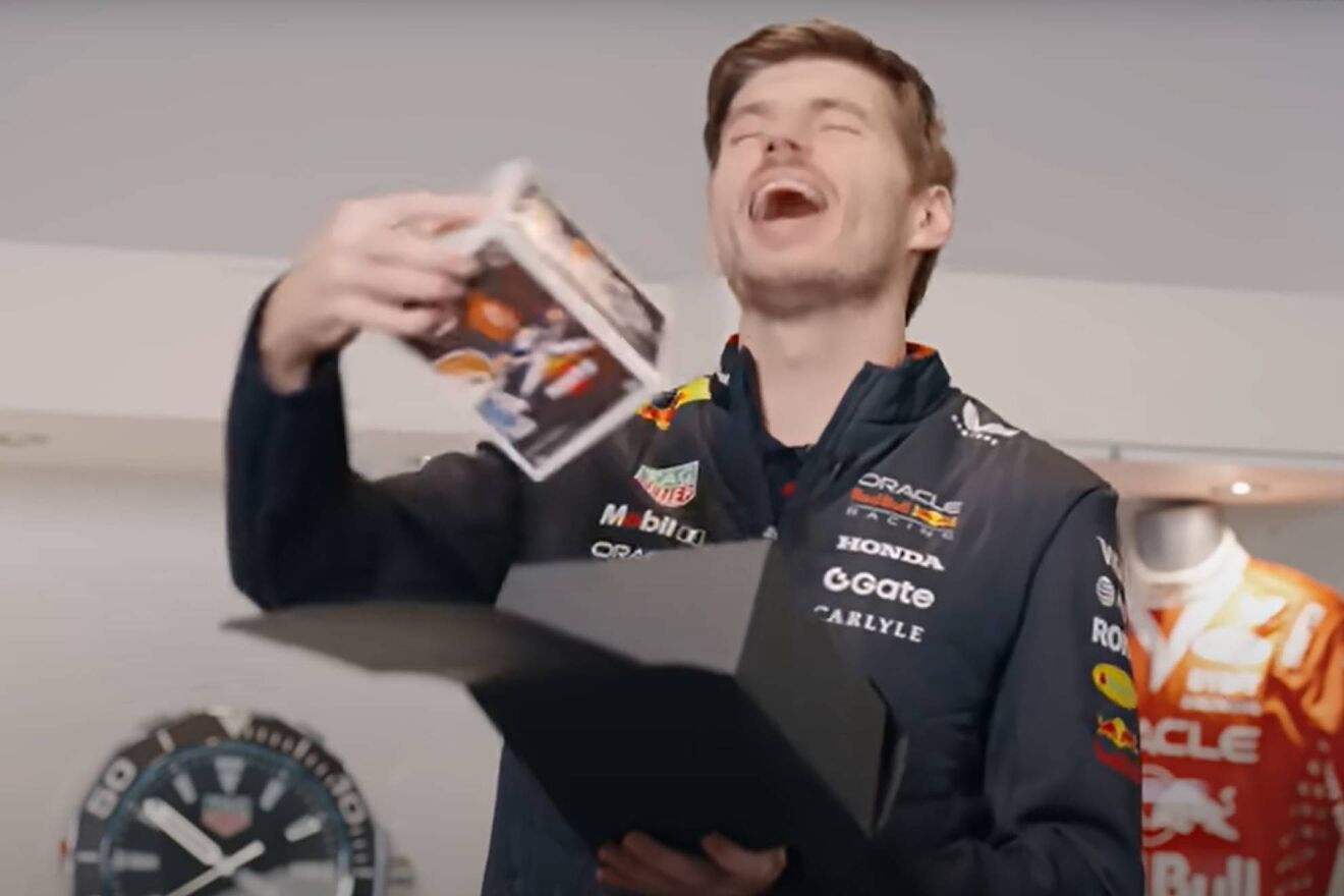 La reacci�n del neerland�s al ver su regalo en Navidad