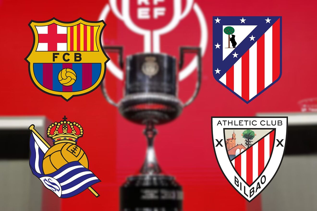 ¿Cuándo se juegan las semifinales de la Copa del Rey? Cruces y...