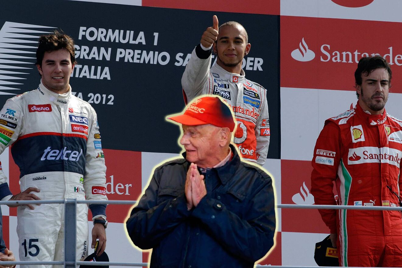 Sergio P�rez Niki Lauda F1