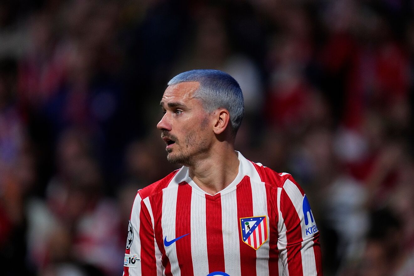 Griezmann, durante un partido con el Atl�tico de Madrid.